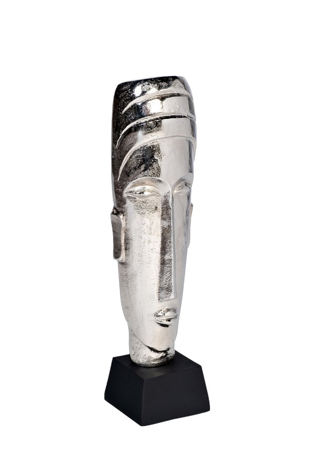 Декор настольный "Маска" цвет серебро 10*8*37см (71PN-1470)