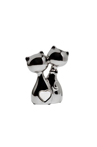 Статуэтка "Котики" серебряная 11*5*15 (10К9287D)