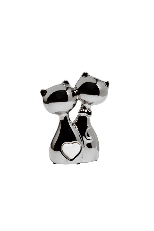 Статуэтка "Котики" серебряная 11*5*15 (10К9287D)