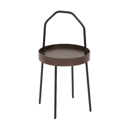 Стол журнальный "Кама"  ш450 г450 h 750 (каркас Орех американский)