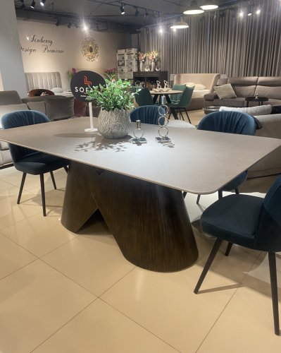 Стол Самурай С 2000*1100 керамика 2 кат Plain Cerment Coffee-grey, цвет эмали тон 79 бежево-серый