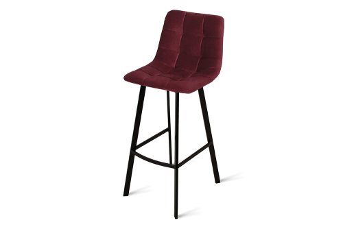 Стул барный BC22 (BC22 CHERRY VL52, BK)