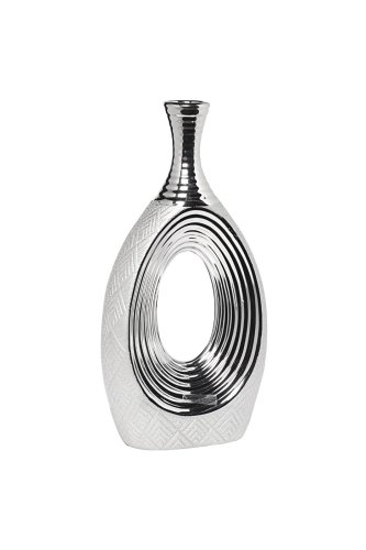 Ваза серебристая 19*8*39см (18H2408-19)